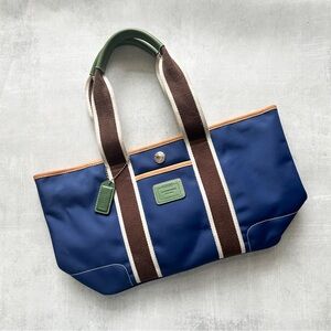Vintage Coach Y2K Nylon Hampton Mini Tote